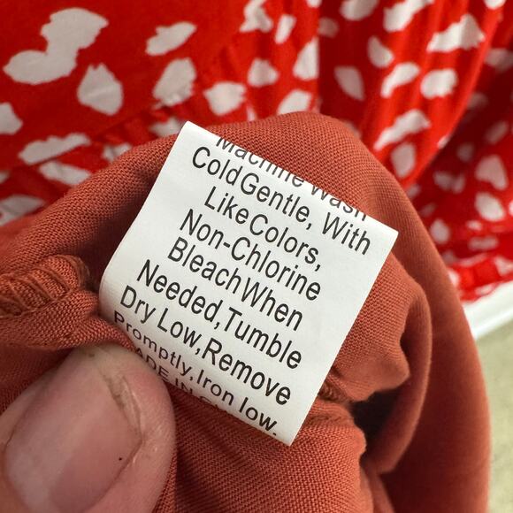 Kirundo Ruffle short Sleeve Summer Mini Dress US Women's M - Picture 7 of 9